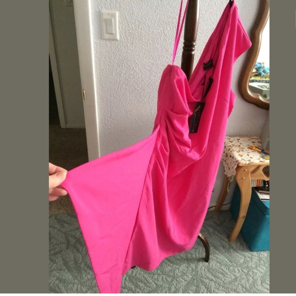 Lane Bryant C. Siriano one shoulder dress(sale) - Picture 3 of 4